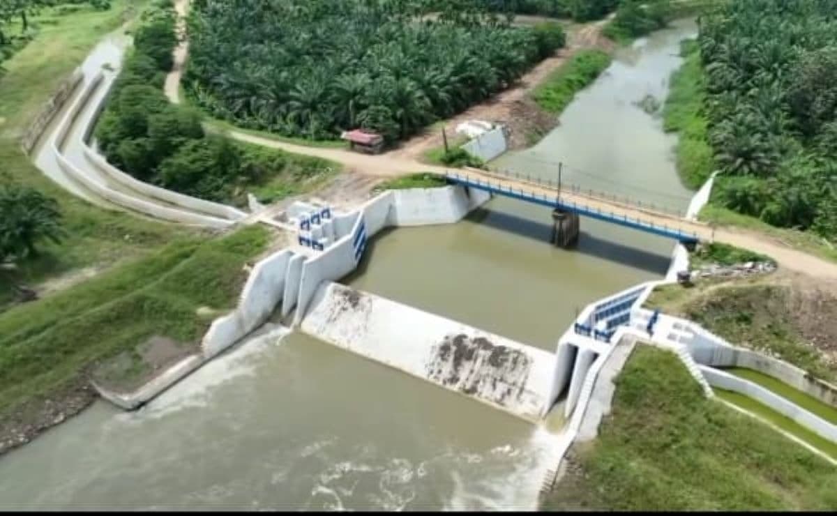 Bendungan Krueng Pase Kembali Aliri Sawah Petani Aceh Utara Setelah 5 Tahun Kering