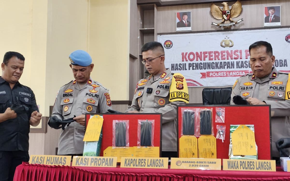 Polisi Ungkap Jaringan Narkoba di Aceh Timur dan Aceh Tamiang, Amankan 2.039 Gram Sabu