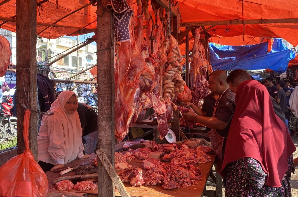 Harga Daging Meugang di Aceh Besar Capai Rp170 Ribu per Kilogram