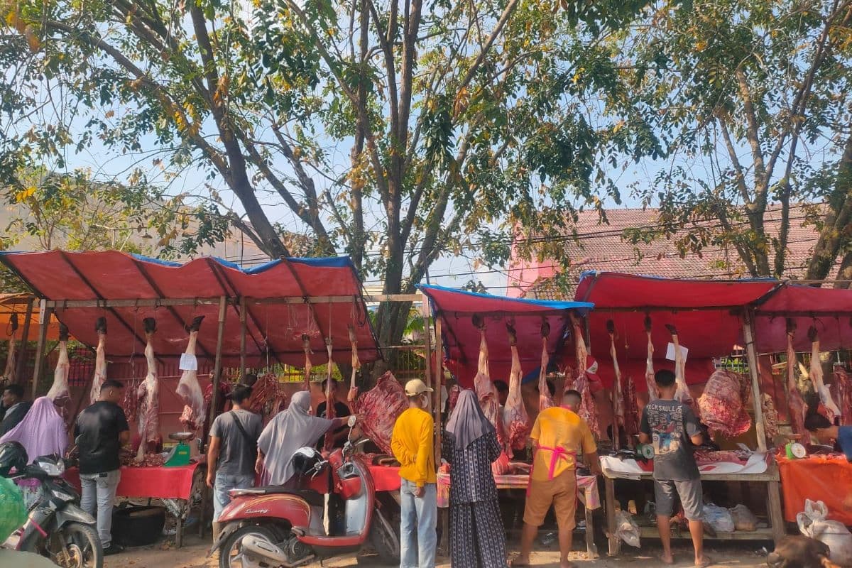 Harga Daging Meugang di Langsa Stabil, Penjualan Turun Jelang Lebaran