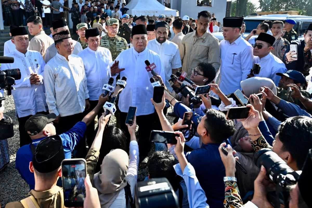 Prabowo: Pengungsi Banjir Aceh Tamiang Sudah Tidak Ada di Tenda