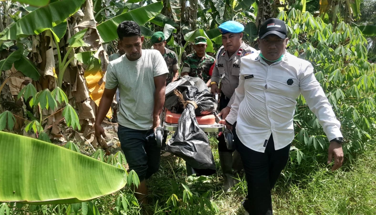 Kerangka Diduga Korban Banjir Ditemukan di Kebun Warga Aceh Utara