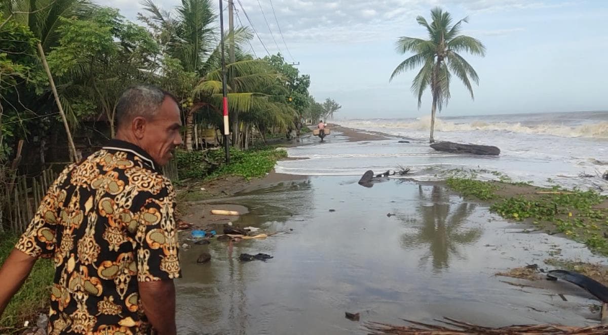 Warga Pesisir Lhokseumawe Waspadai Banjir Rob Hingga 4 April 2026