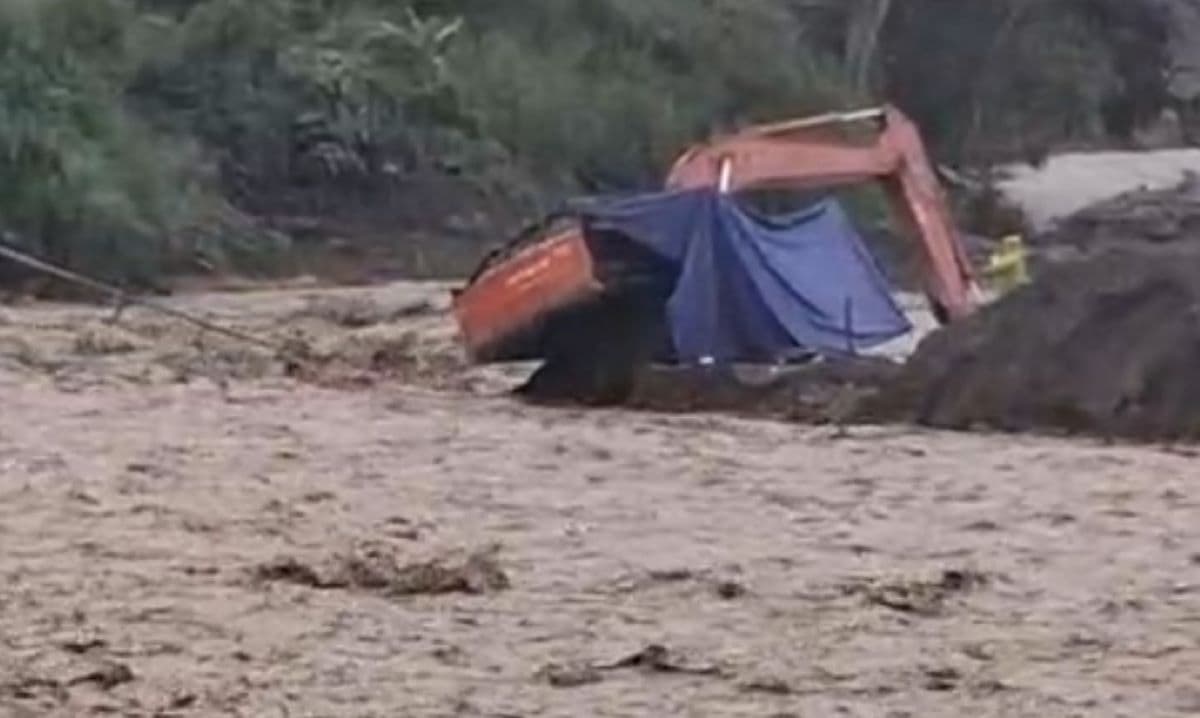 Sungai Bah Meluap di Aceh Tengah, Empat Desa Terisolir Akibat Jembatan Putus