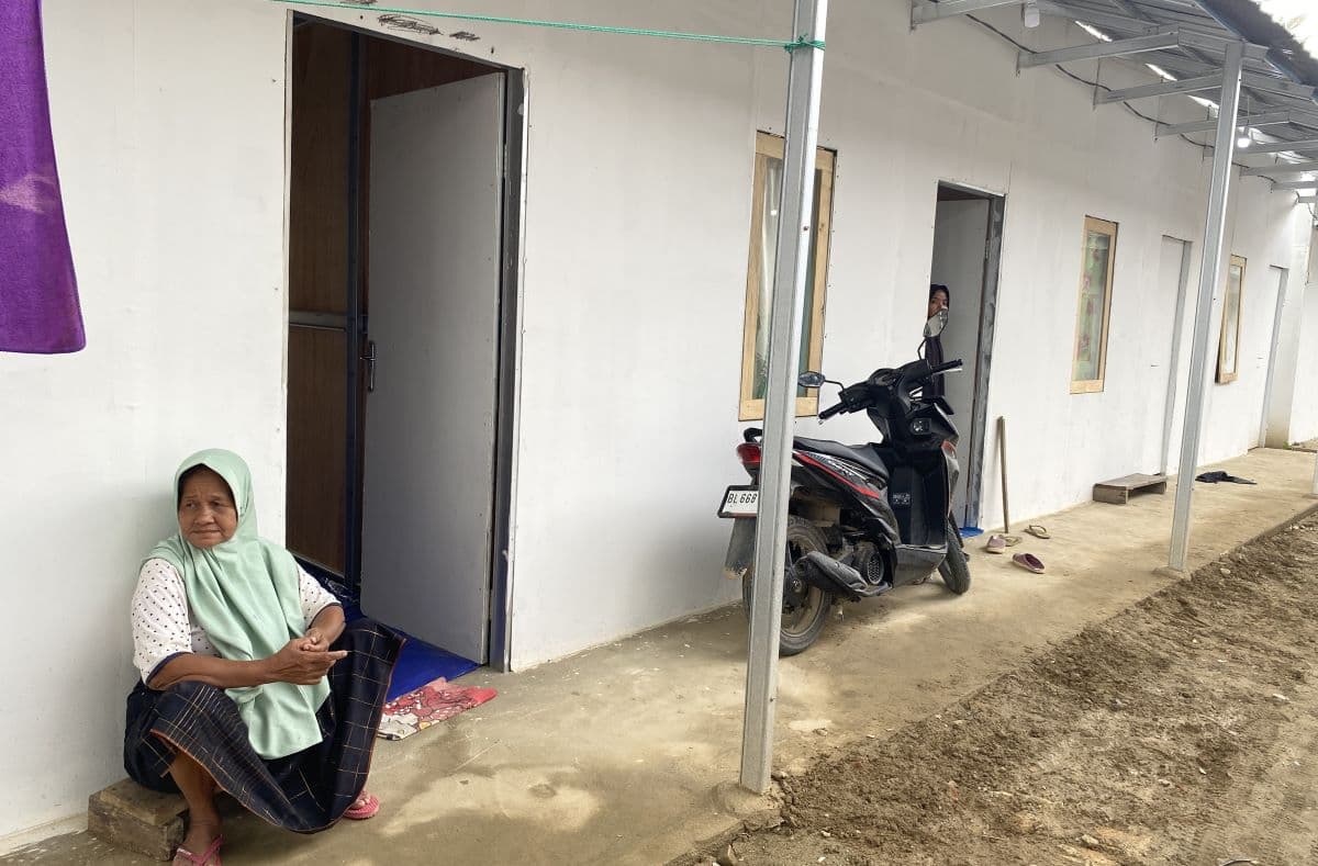 Huntara Aceh Utara Tanpa Fasilitas Dasar, Warga Kecewa dan Membangun Gubuk