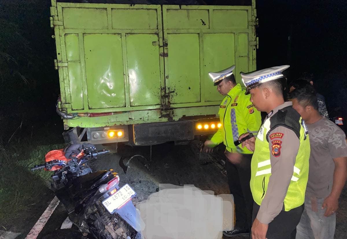 Petani Tewas Tabrak Tronton di Subulussalam, Jalur Tanjakan Curam Diduga Penyebab