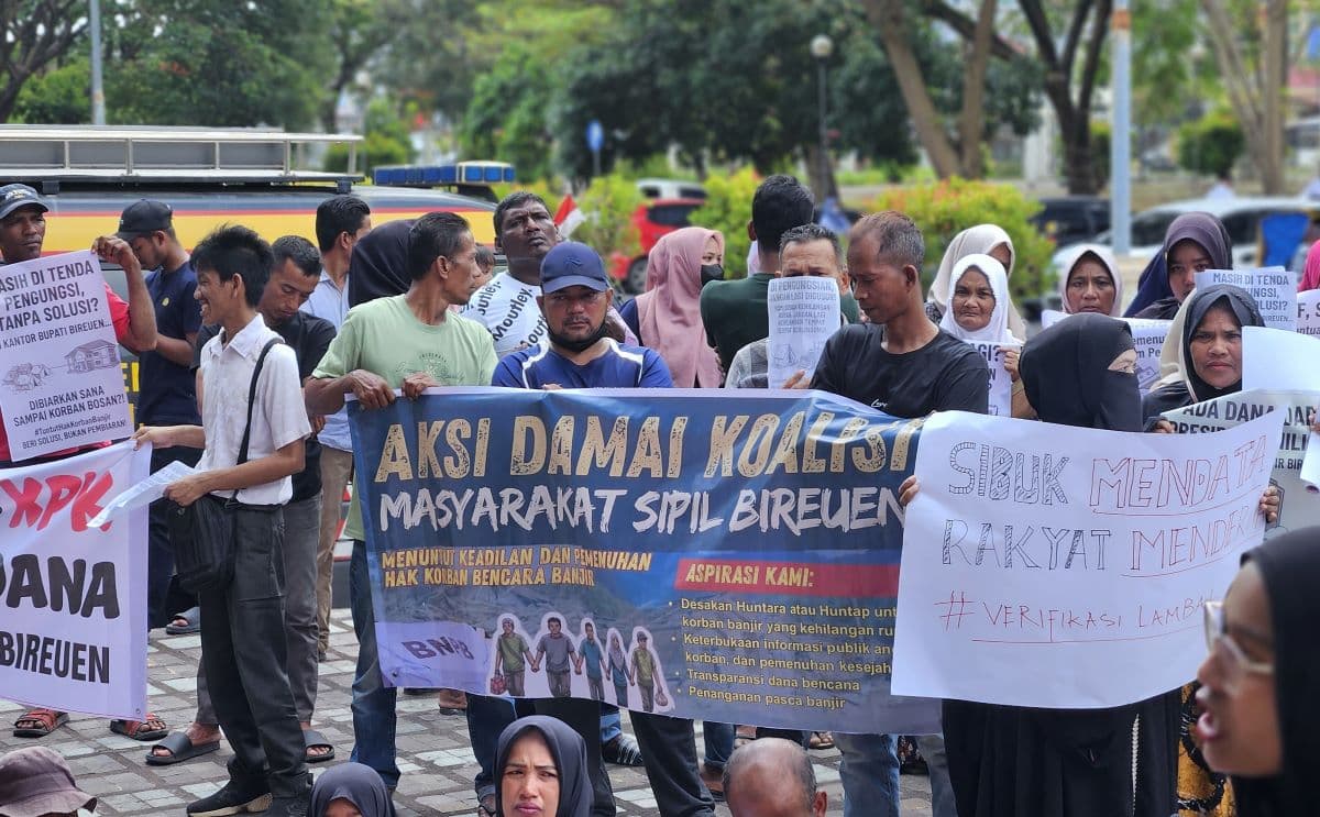 Bupati Bireuen Belum Tepati Janji Tanda Tangani Petisi Korban Banjir