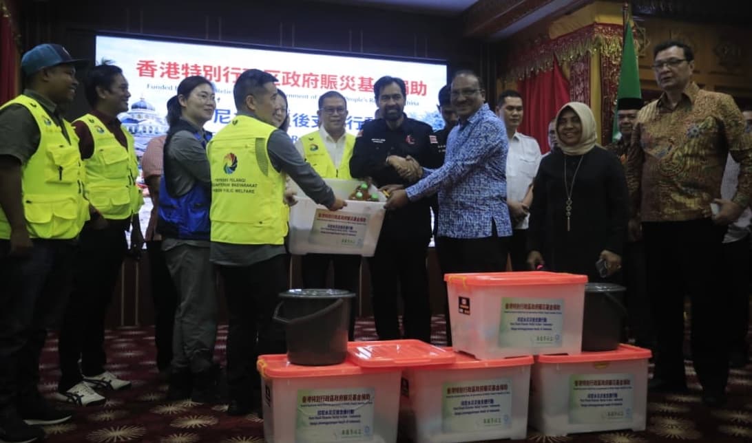 9.500 Paket Bantuan dari Relawan Tiongkok-Malaysia untuk Warga Aceh Terdampak Bencana