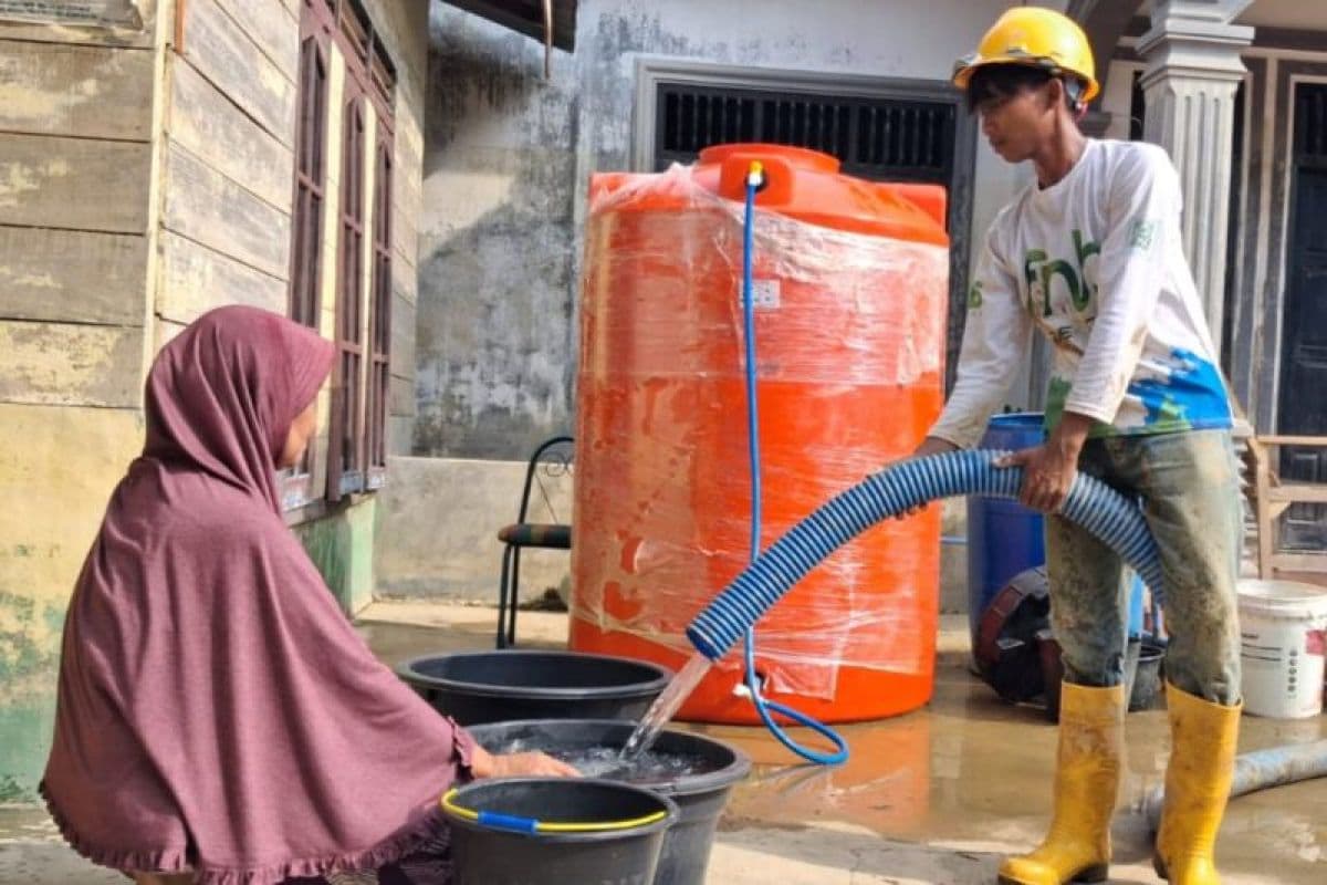 Pertamina Bantu Warga Aceh Tamiang Krisis Air Bersih Pasca Banjir