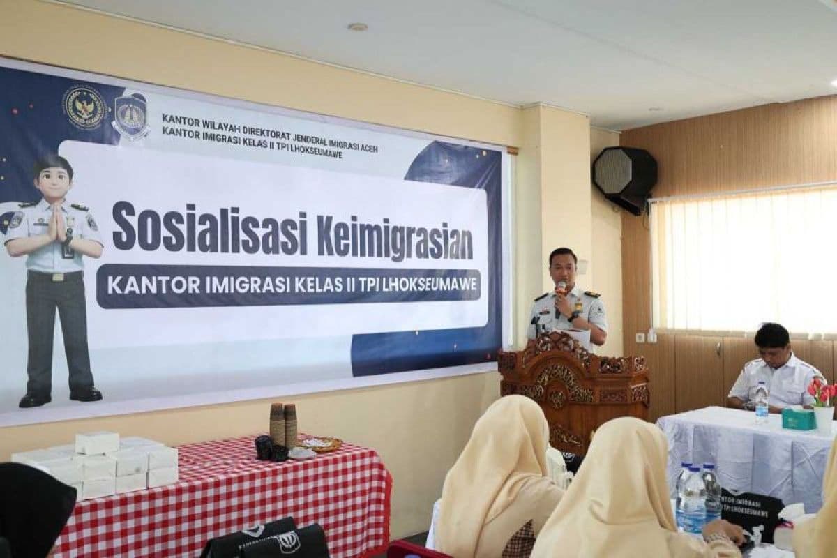Imigrasi Lhokseumawe Cegah TPPO, Ingotak Pelajar Bahaya Kerja Ilegal Luar Negeri