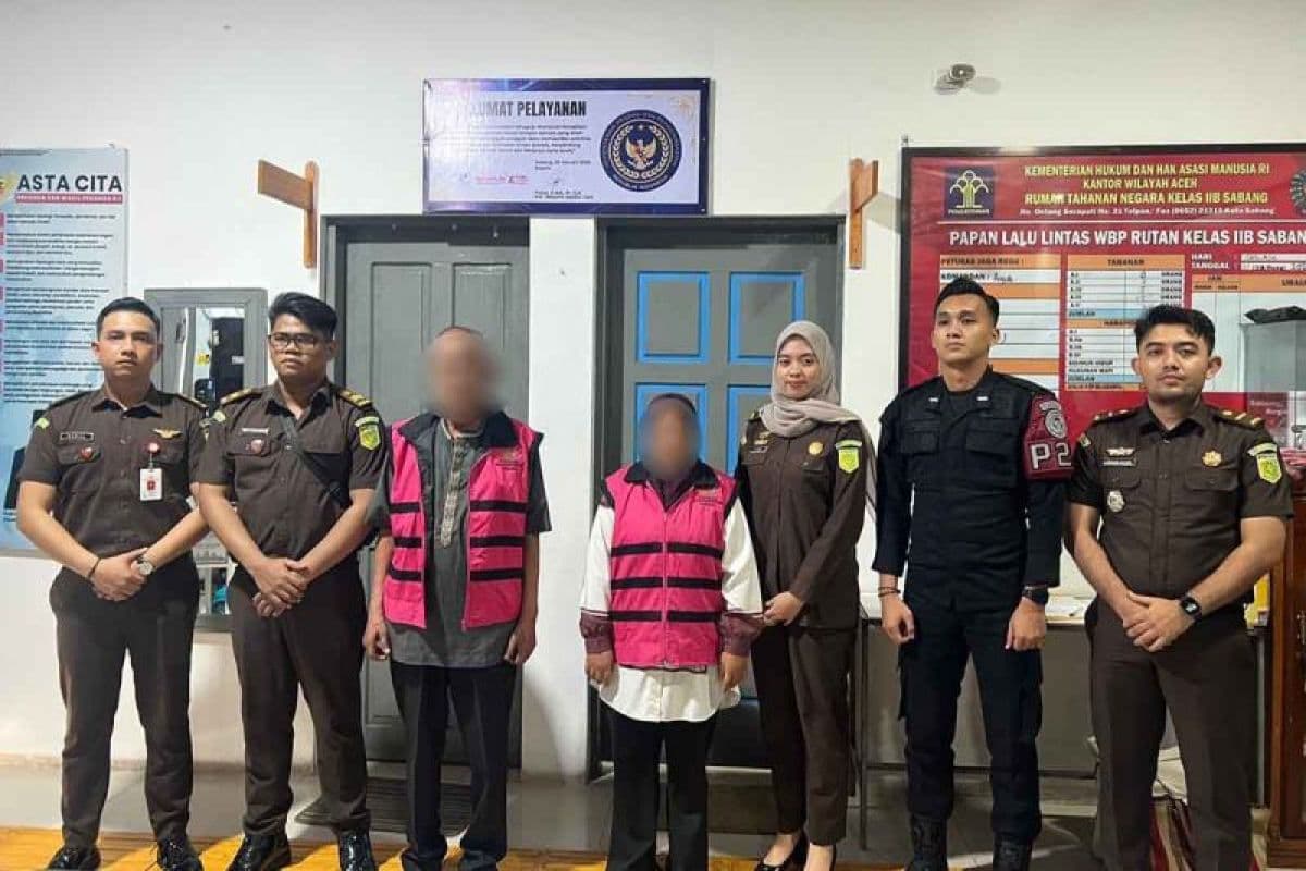 Kejari Sabang Tahan Dua Tersangka Korupsi Dana Desa Rp472 Juta