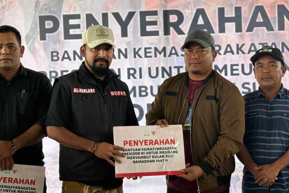 398 Sapi Meugang dari Presiden untuk Warga Aceh Timur Terdampak Banjir