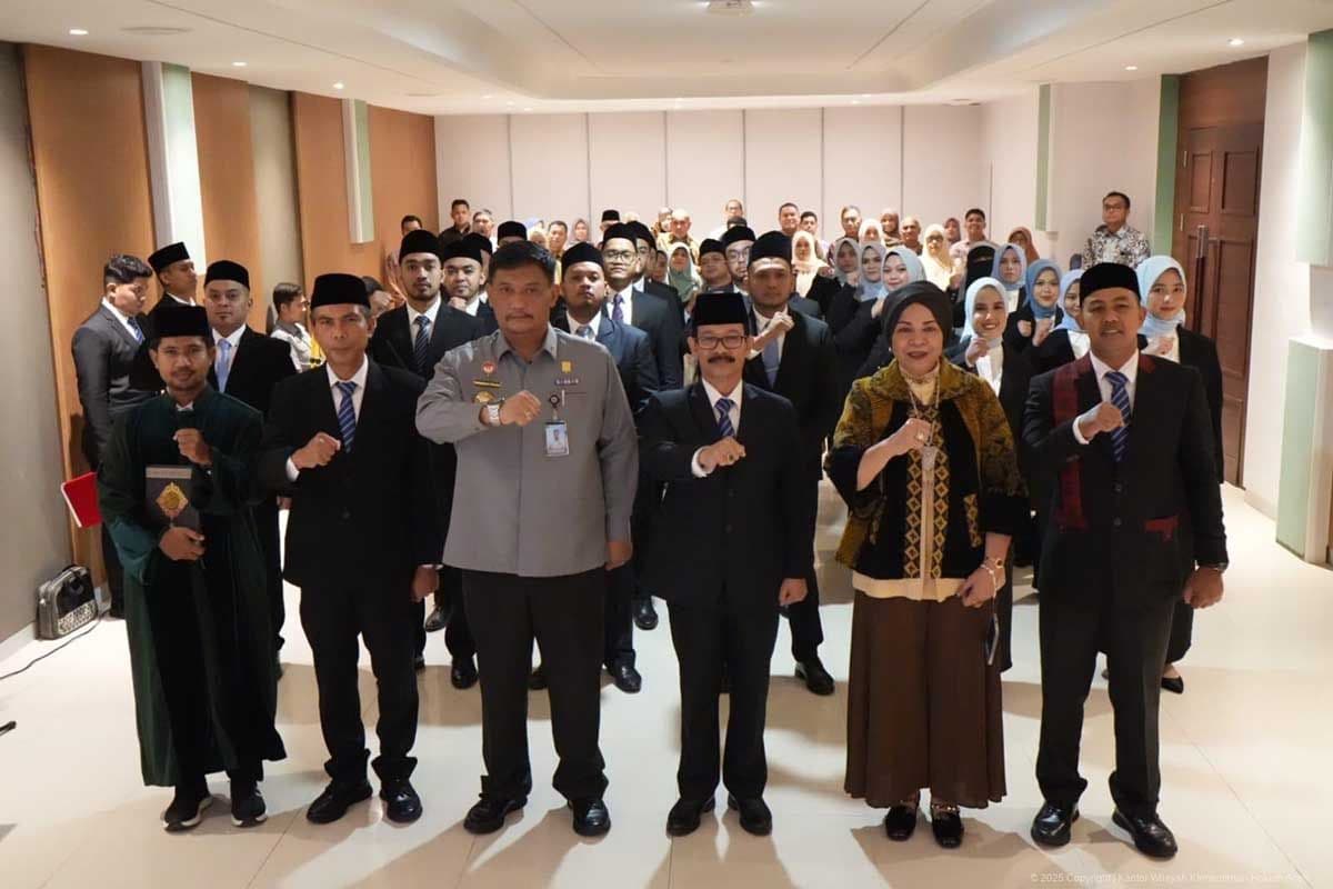 24 Notaris Baru Aceh Dilantik, Kakanwil Kemenkum Ingatkan Tanggung Jawab Hukum