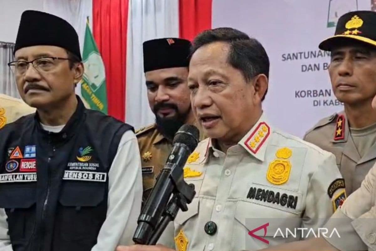 Mendagri Targetkan Tidak Ada Pengungsi Tenda di Aceh Saat Lebaran 2026