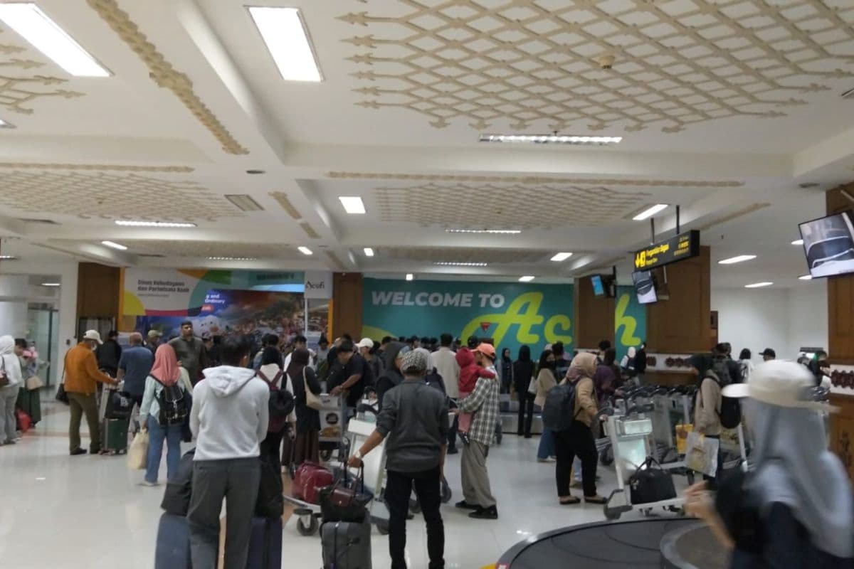 Penumpang Mudik di Bandara SIM Aceh Naik 8,3 Persen, Penerbangan Bertambah