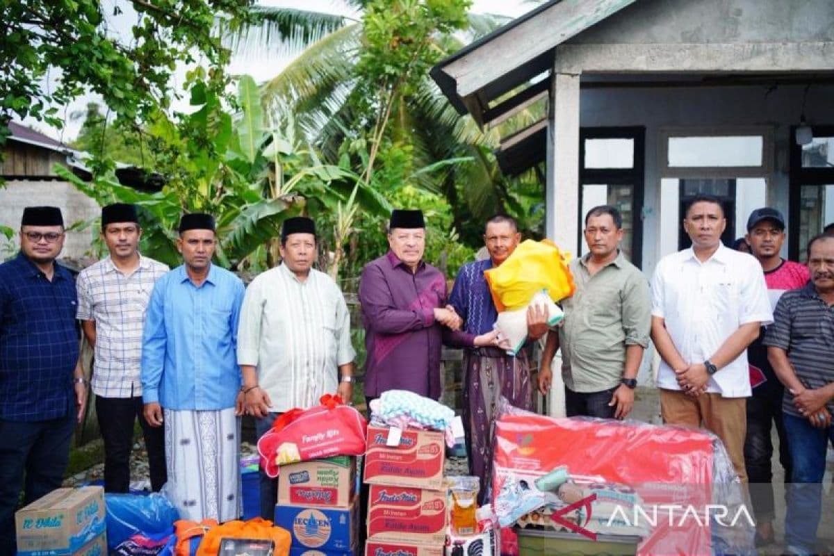 Pemkab Nagan Raya Salurkan Bantuan untuk Korban Angin Kencang di Panton Bayam