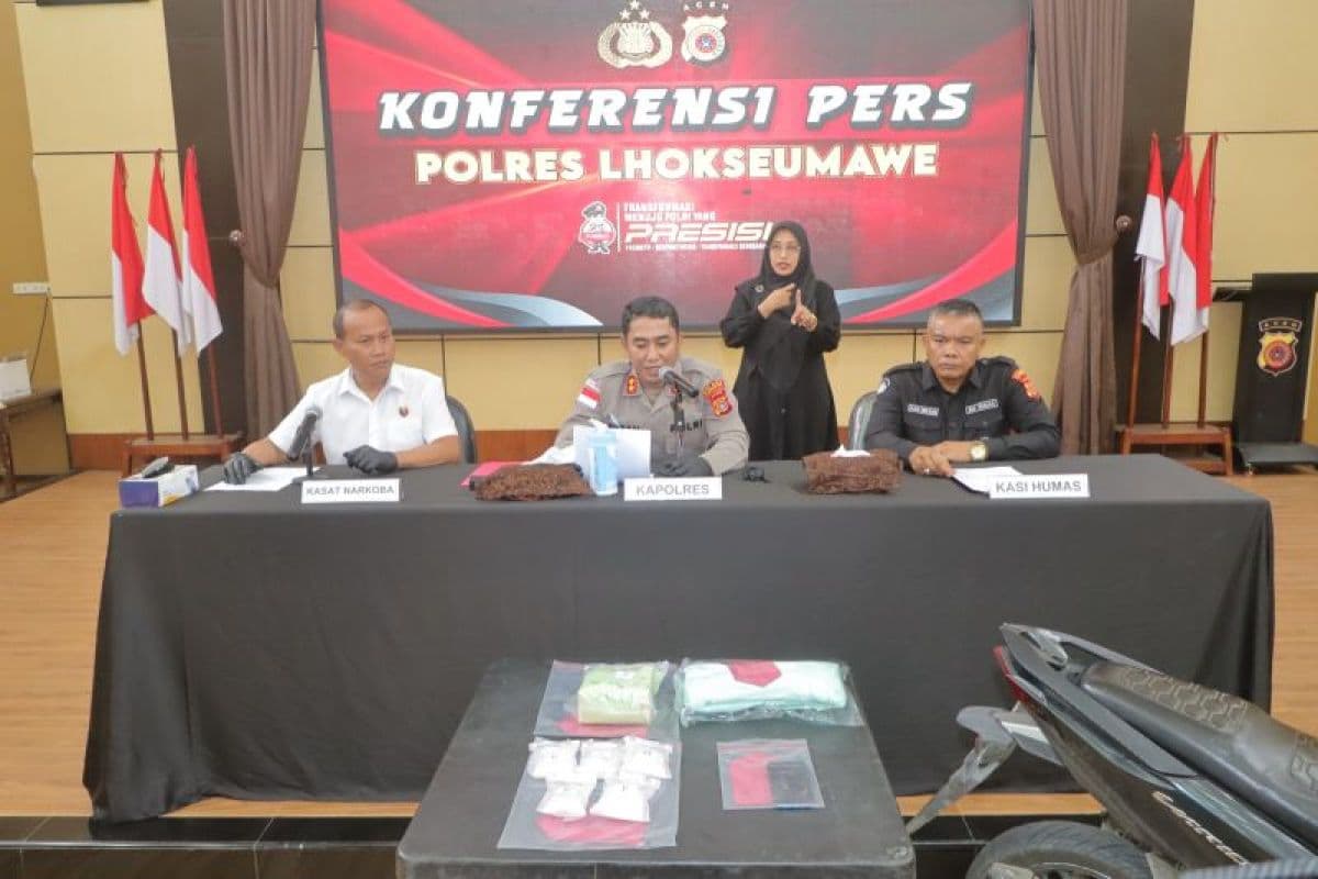 Polisi Lhokseumawe buru tiga DPO transaksi 1,5 kg sabu-sabu di Aceh