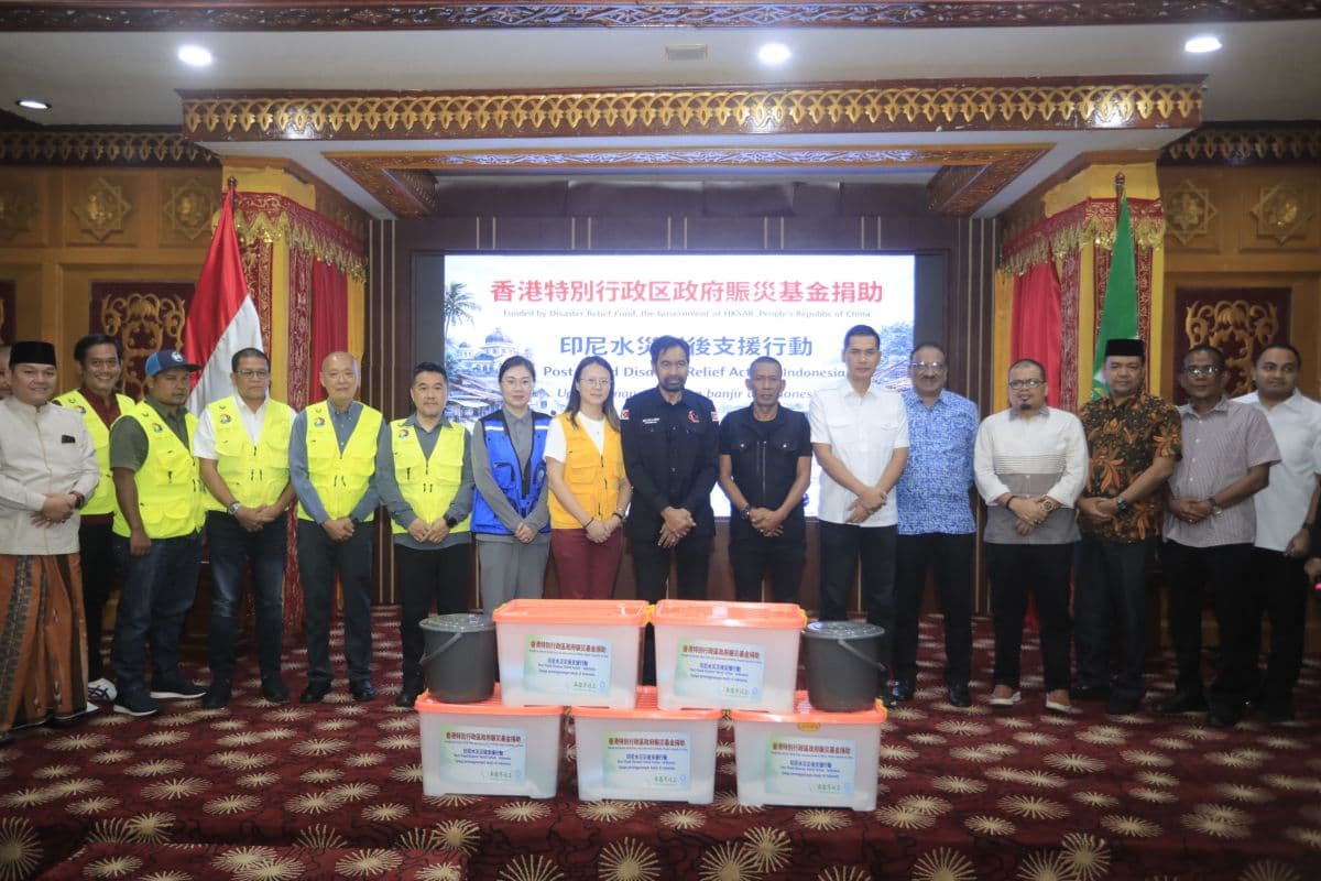 9.500 Paket Bantuan dari Relawan China dan Malaysia untuk Warga Aceh Terdampak Bencana
