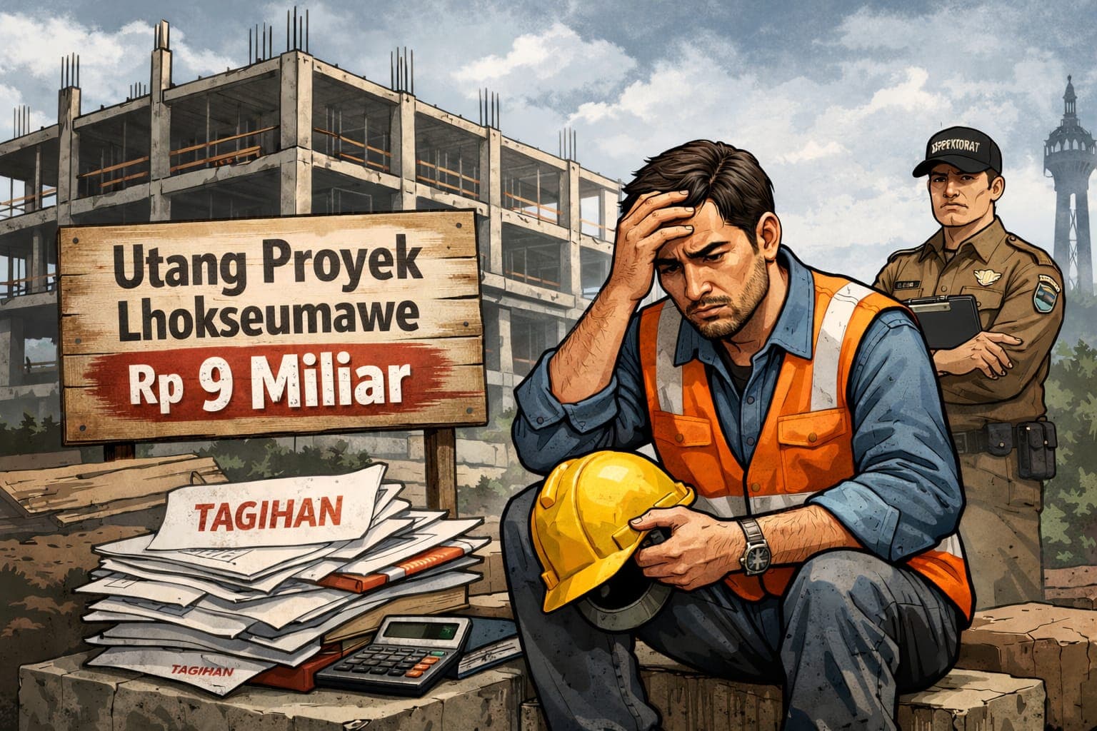 Utang Proyek Rp9 Miliar di Lhokseumawe, Kontraktor Tunggu Hasil Review Inspektorat