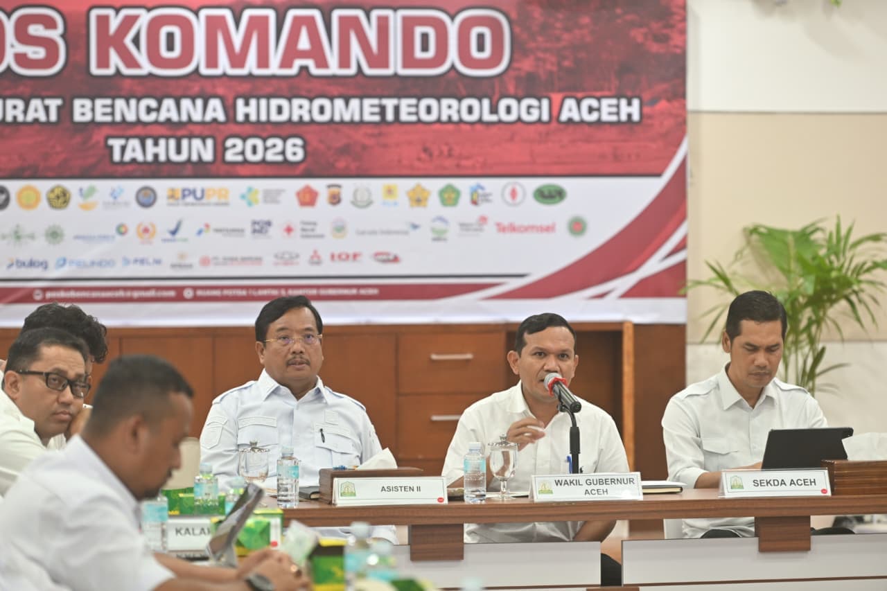 Wagub Aceh Desak Percepatan Data Bantuan Pascabencana untuk Warga