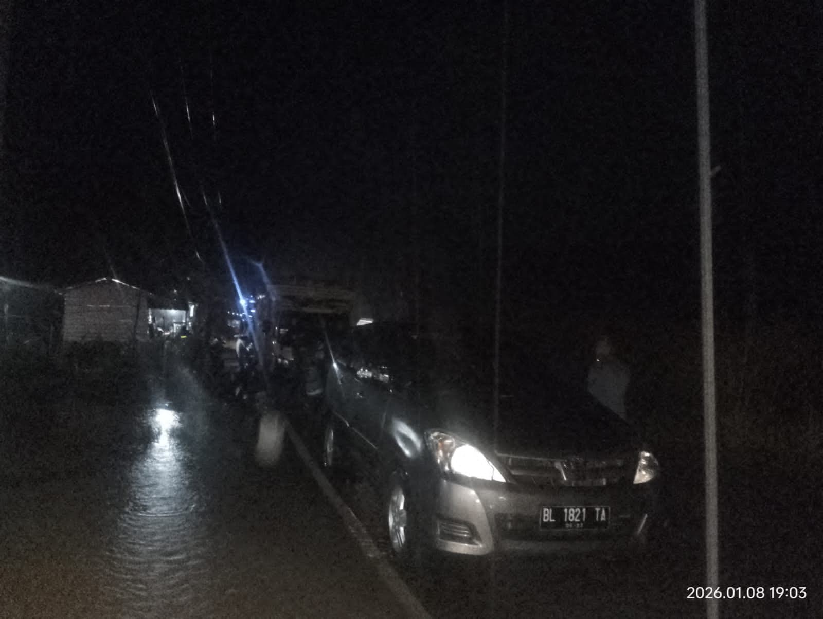 Jalan Nasional Tapak Tuan-Subulussalam Terendam Banjir, Lalu Lintas Lumpuh