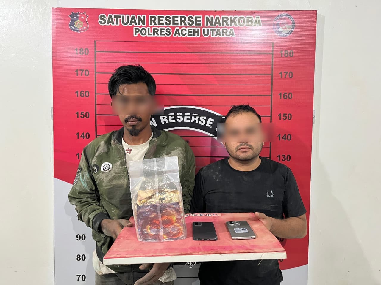 Jaringan Narkoba Aceh Utara Terbongkar, Sabu 1 Kg Siap Edar di Seunuddon