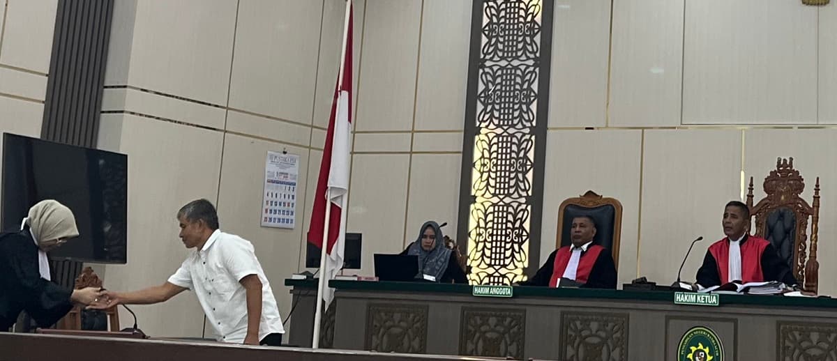 PPTK Korupsi Pasar Bale Atu Aceh Tengah Divonis 2,5 Tahun Penjara