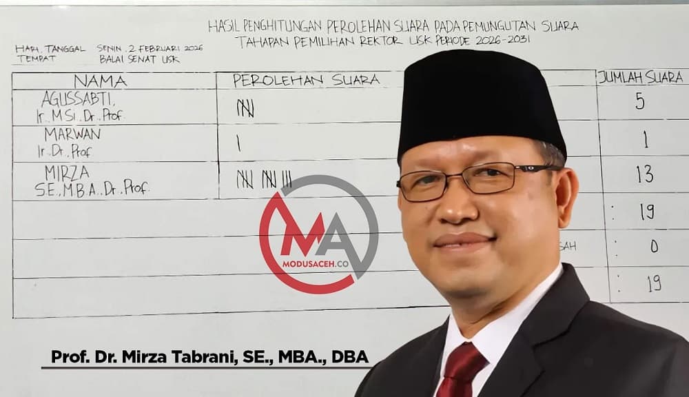 Mirza Tabrani Terpilih Rektor USK, Dukung Otonomi Aceh dan Stabilitas Sosial