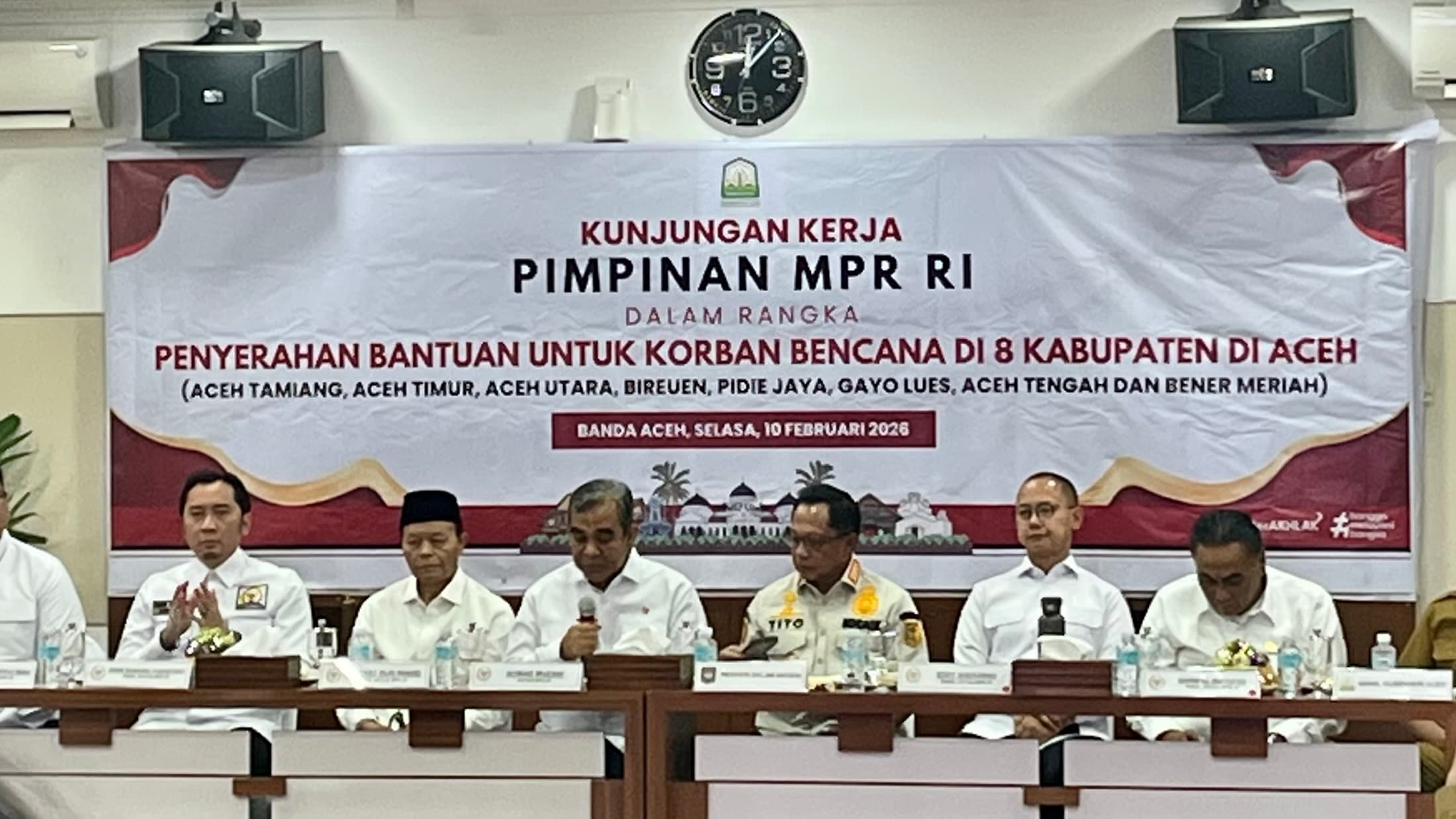 MPR Serahkan 30 Ribu Paket Bantuan Korban Banjir Aceh, Dibutuhkan Hunian Sementara