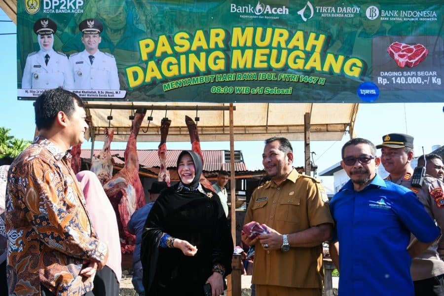 Pemko Banda Aceh Subsidi Daging Meugang Rp140 Ribu, Stabilkan Harga Jelang Idul Fitri