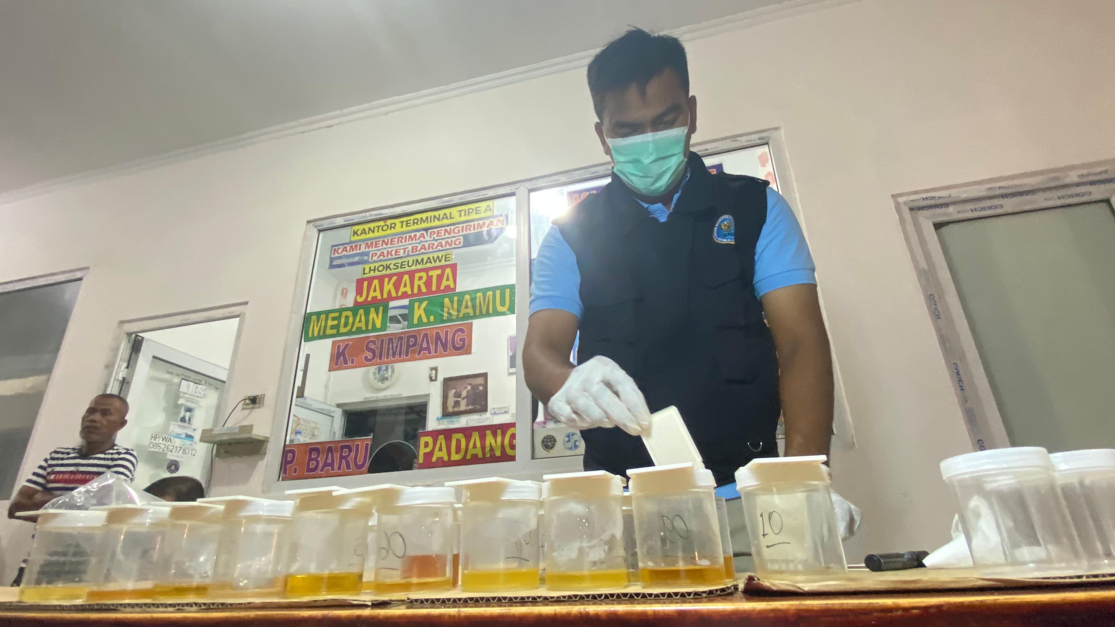 Satu Sopir Angkutan Umum di Lhokseumawe Positif Narkoba, Ditindak Tegas Aparat