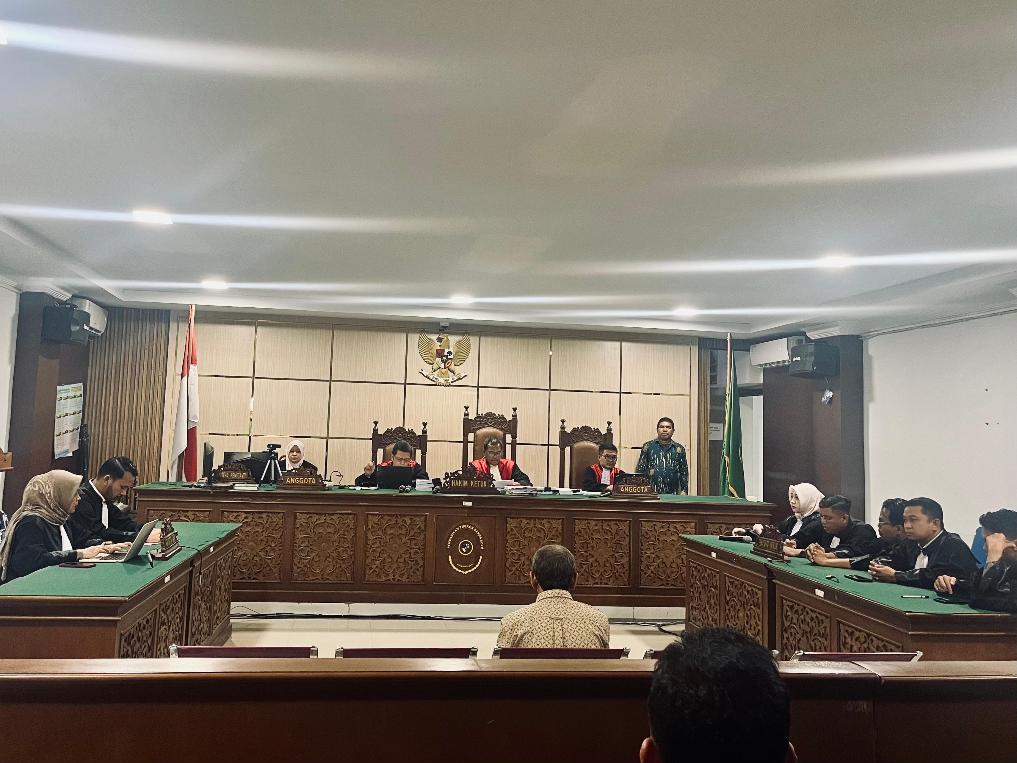 Lima Pejabat BPKD Aceh Barat Divonis 2 Tahun Penjara atas Korupsi Insentif Pajak