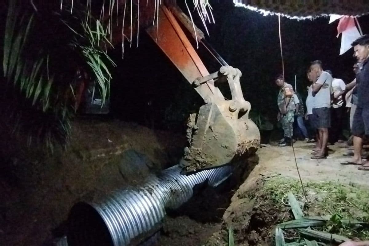 Jembatan Armco  kembali hubungkan warga Birem Bayeun Aceh Timur