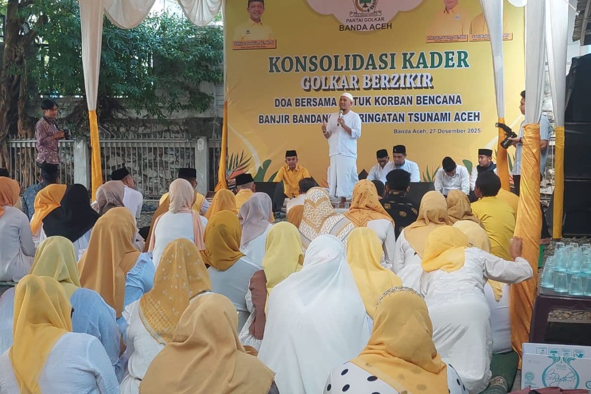 Golkar Banda Aceh gelar doa bersama untuk korban banjir dan kenang 21 tahun Tsunami