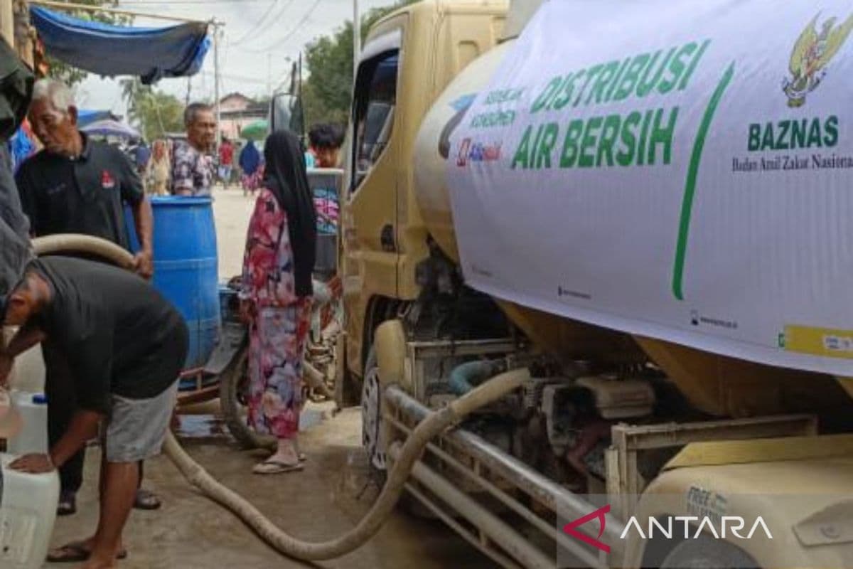Baznas Salurkan 160.000 Liter Air Bersih untuk Warga Aceh Tamiang