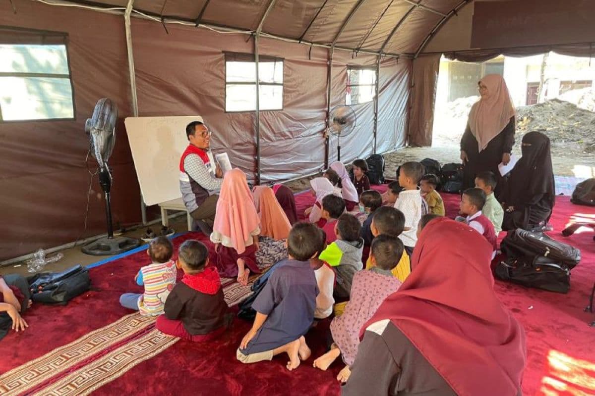 Pertamina Hadirkan Sekolah dan Pesantren Sementara untuk 200 Anak di Pidie Jaya