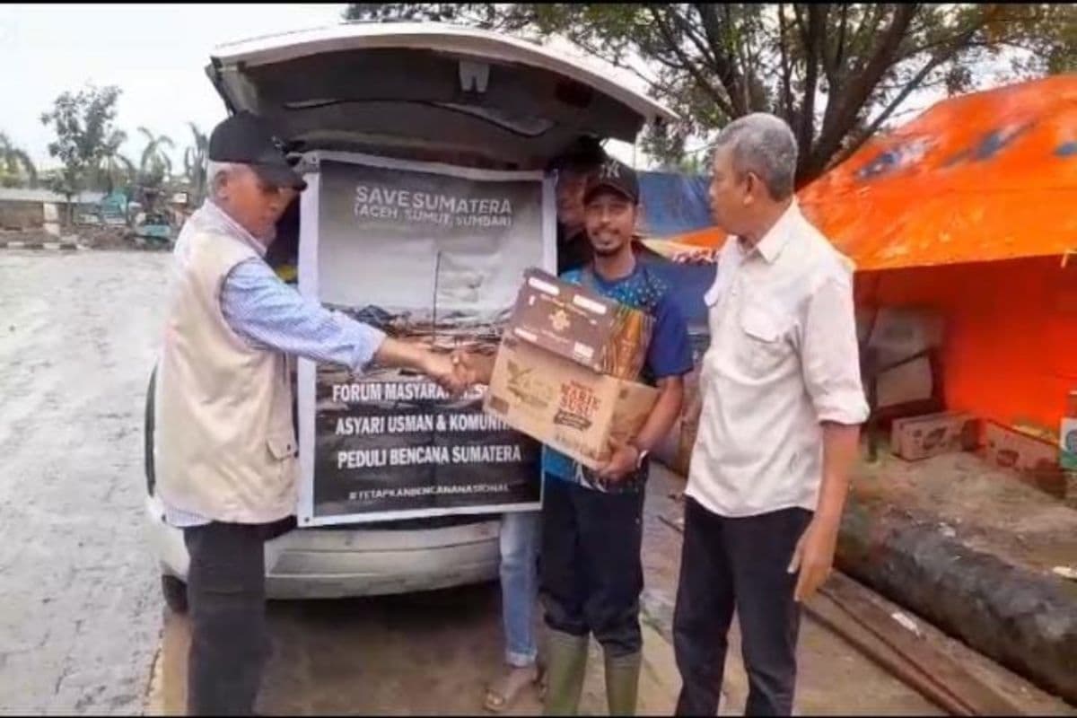 Wartawan Sumut Salurkan Bantuan untuk Korban Banjir Aceh Tamiang