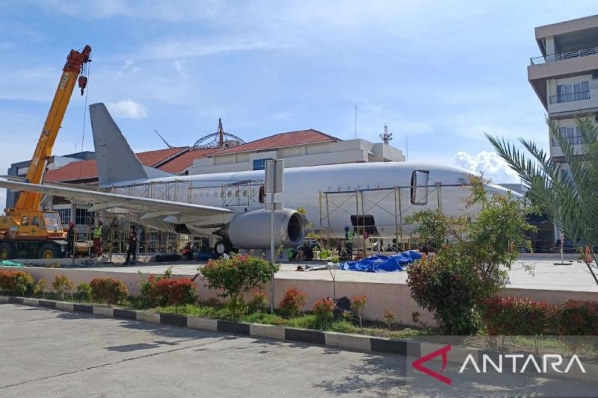 Pesawat Edukasi Haji Pertama di Indonesia Hadir di Asrama Haji Aceh