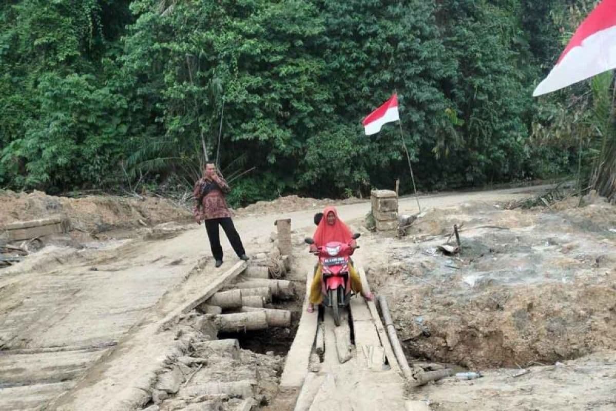 Jembatan Peunaron-Lokop Ditutup 6 Hari untuk Pemasangan Aramco