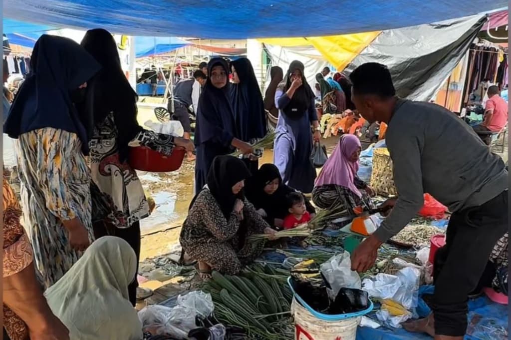 Pasar Aceh Tamiang Bergeliat Usai Banjir: Ekonomi Warga Mulai Bangkit