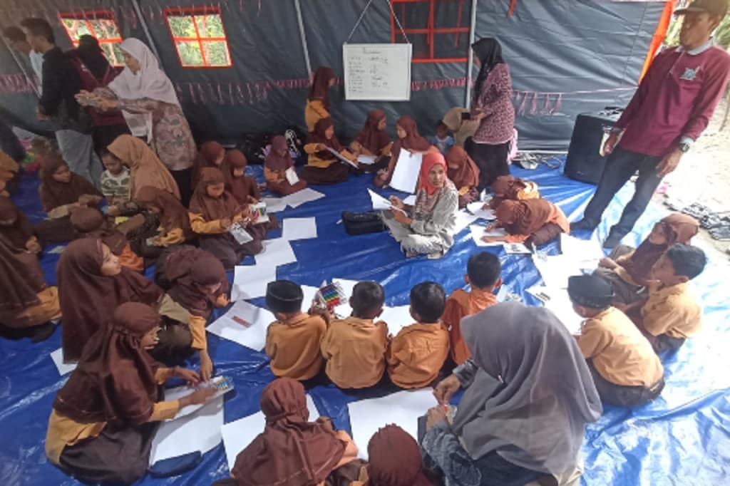 Penyuluh Agama Bantu Pulihkan Mental Anak Korban Banjir Bireuen
