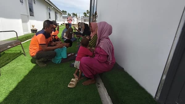 154 KK Sukajadi Aceh Tamiang Pindah ke Huntara Pasca Banjir Besar