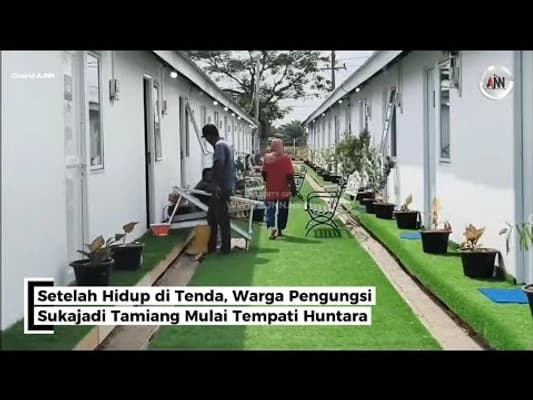 Warga Pengungsi Sukajadi Tamiang Mulai Tempati Huntara Setelah Hidup di Tenda