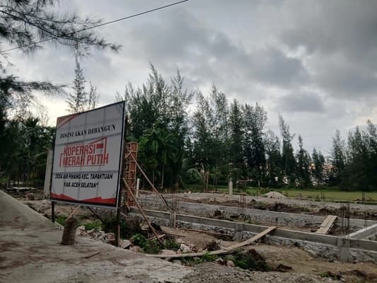 38 Desa Aceh Selatan Bangun Koperasi Merah Putih dengan Anggaran Rp1,1 Miliar