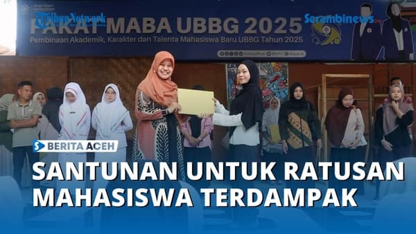 UBBG Berikan Relaksasi SPP dan Santunan untuk 750 Mahasiswa Terdampak Banjir di Aceh