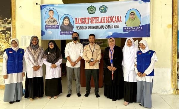 Dosen UNIKI Motivasi Siswa MAN 3 Bireuen Bangkit Pasca Bencana