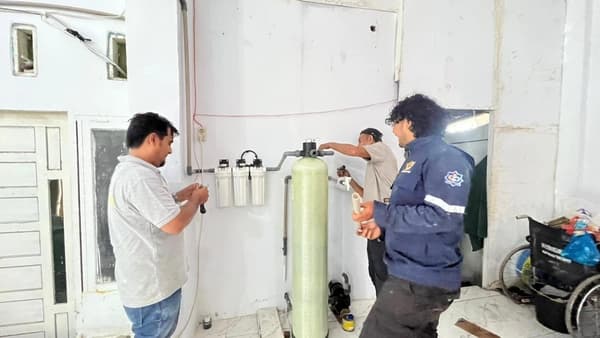 3 Unit Alat Air Bersih Siap Minum Dipasang untuk Pengungsi Banjir di Bener Meriah