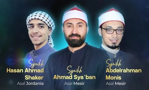 Tiga Syeikh Timur Tengah Imami Tarawih di Masjid Oman Banda Aceh