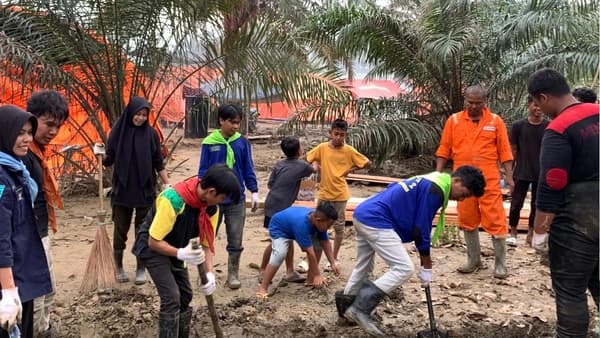 Mahasiswa Unimal Dampakkan Pendampingan Warga Terdampak Bencana di Aceh Utara