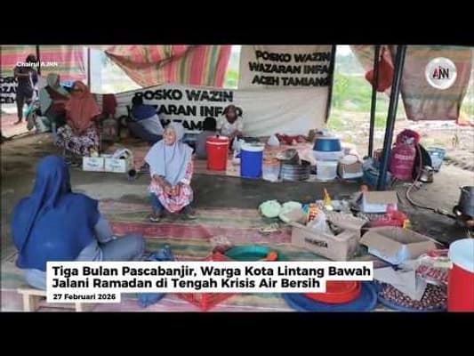 Warga Kota Lintang Jalani Ramadan Tanpa Air Bersih Tiga Bulan Pascabanjir